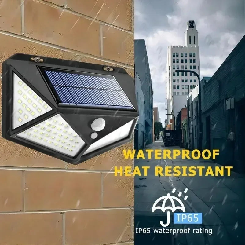 Multifunctional Solar Lamp Outdoor Garden Decoration Solar LED Light Waterproof Sunlight Powered Spotlight with Motion Sensor